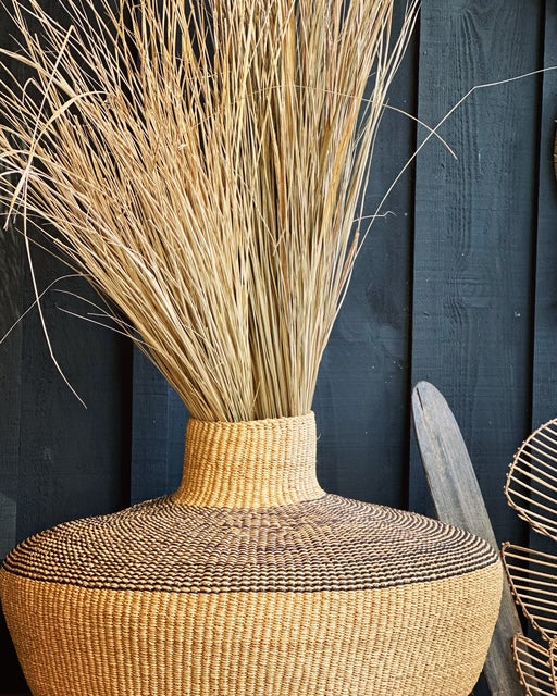 Art Basket noir & naturel - Ghana