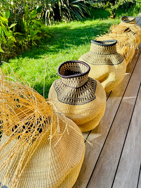 Art Wavy Basket - Ghana