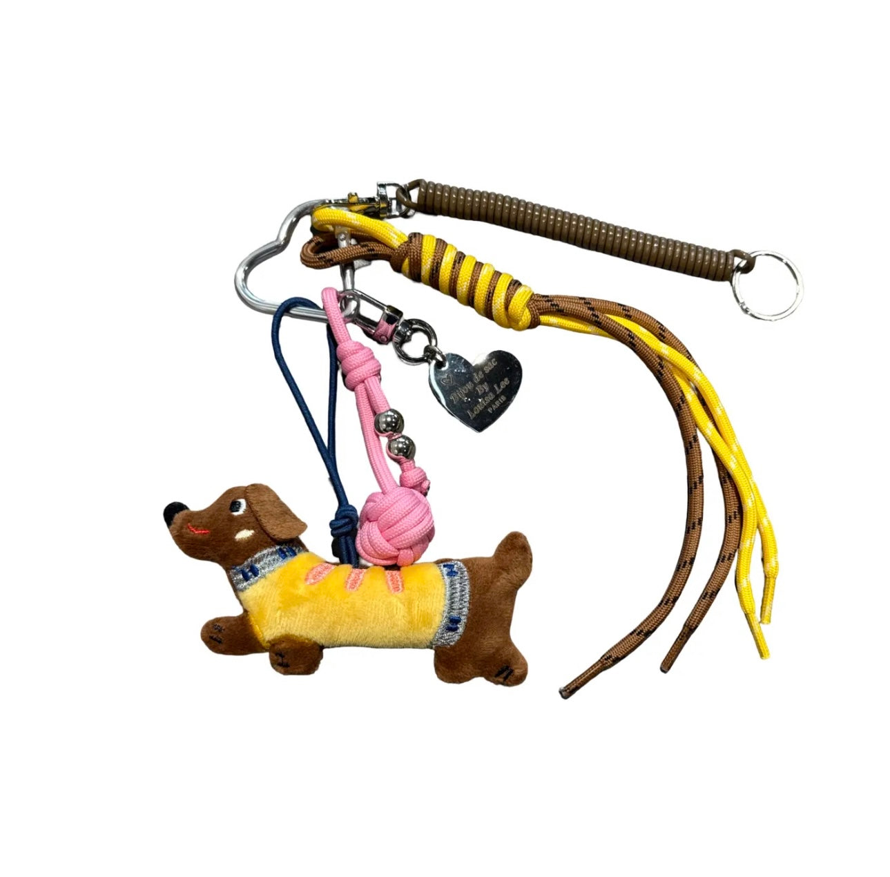 Bijou de sac - Teckel rétro en pull