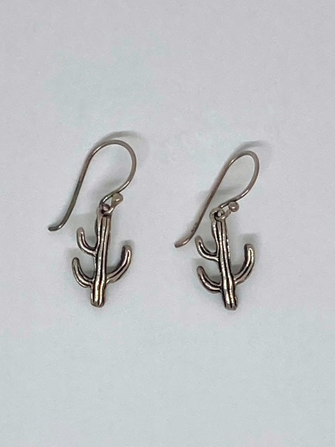 Boucles d’oreilles Cactus - Argent Massif