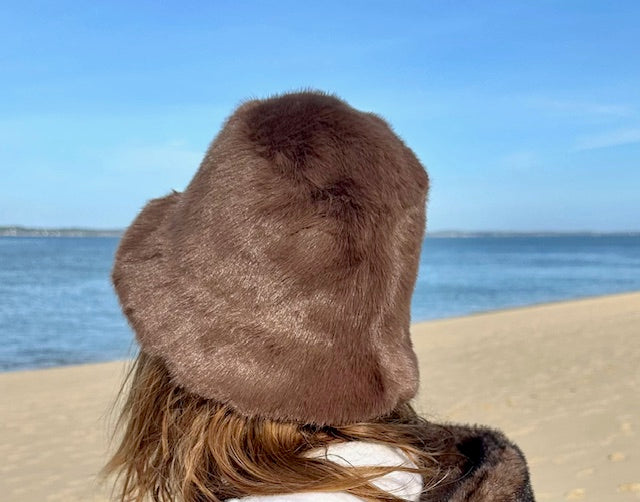 Bob en fausse fourrure - Chocolat