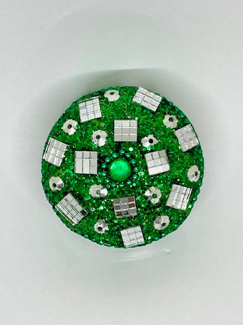 Boîte à bijoux en perle et facette - Thaïlande