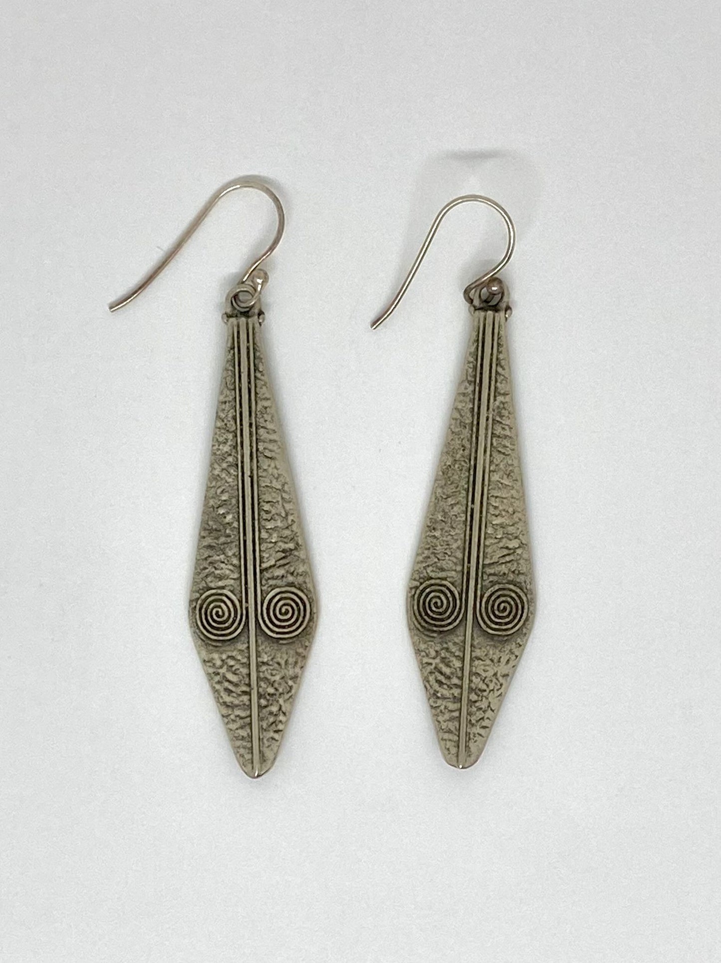 Boucles d’oreilles en argent massif - Masque Africain