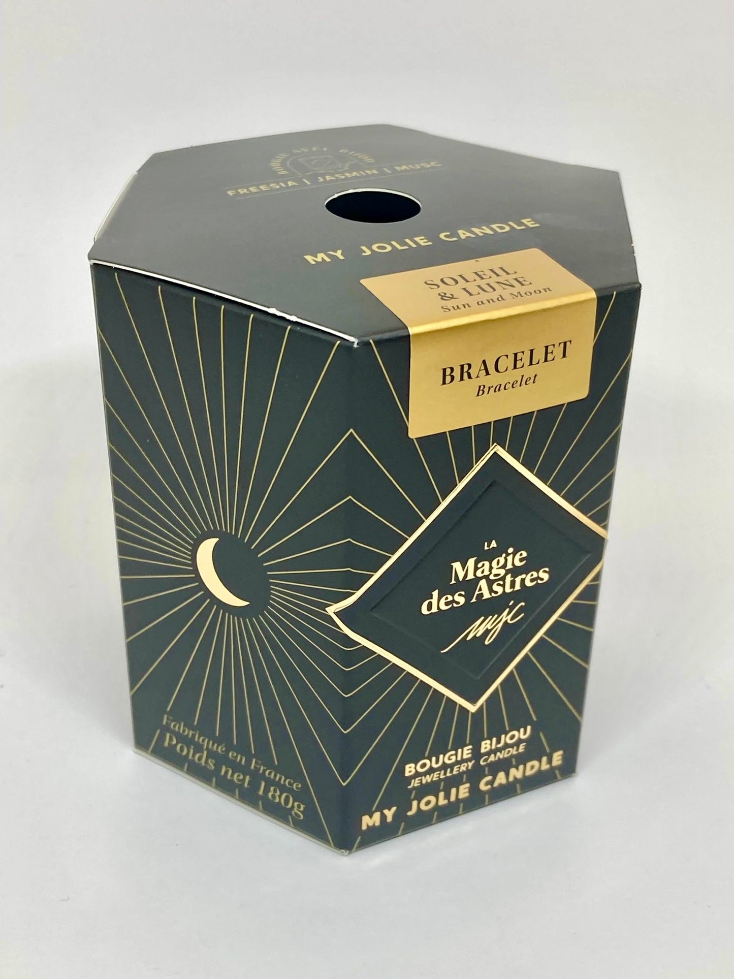 Bougie Freesa, Jasmin & Musc avec bijou réversible caché