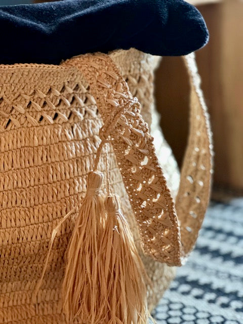 Cabas XXL en raphia Madagascar - Limaïa