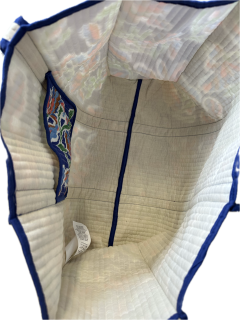 Cabas matelassé en coton - Palme