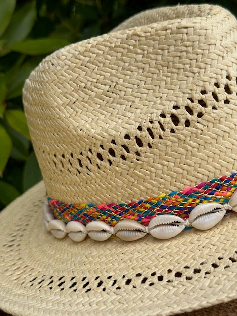 Chapeau Coquillages et bandeau brésilien - Wild