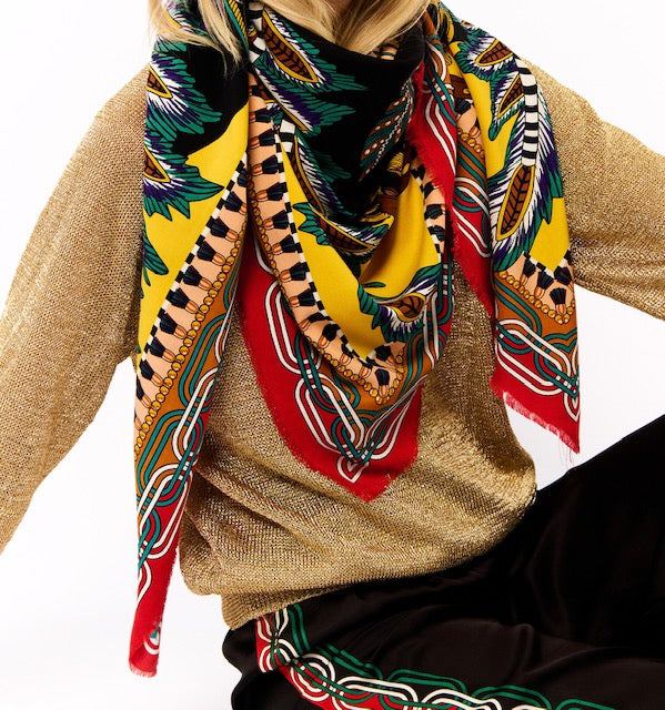 Étole Pony noire - Wild