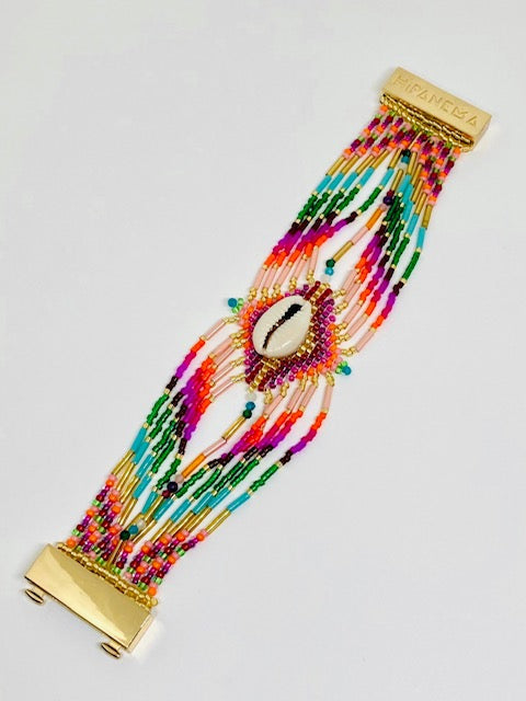 Manchette perlée fuschia - Hipanema