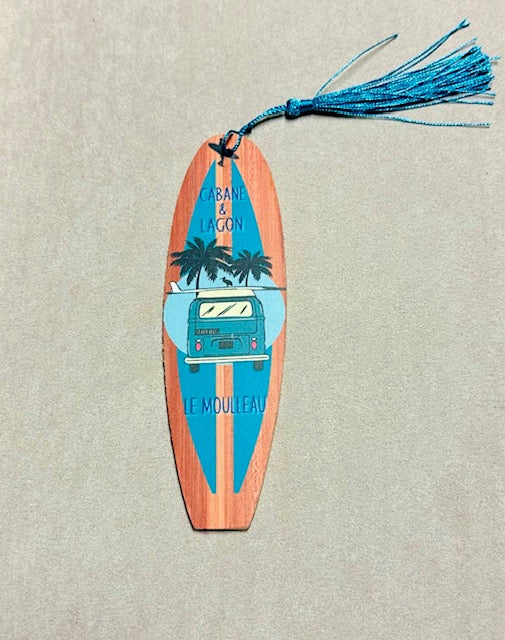 Marque page Surf - Cabane & Lagon