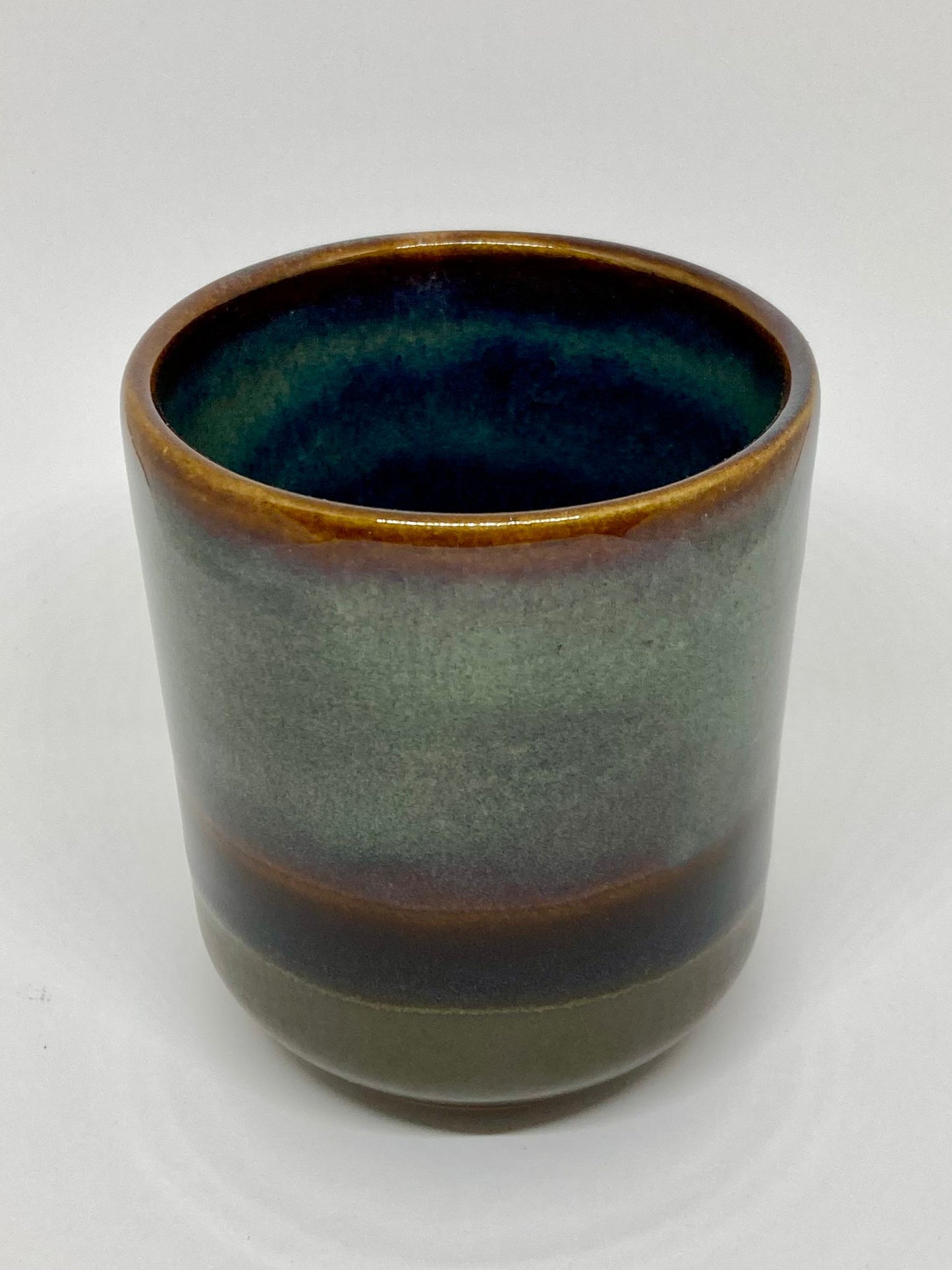 Mug artisanal en céramique - Dégradé de vert