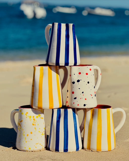 Pichet artisanal façon Jackson Pollock - Casa Cubista