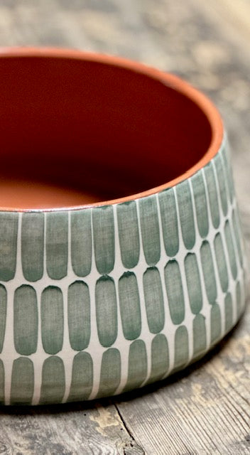 Saladier artisanal Vert Sauge - Casa Cubista