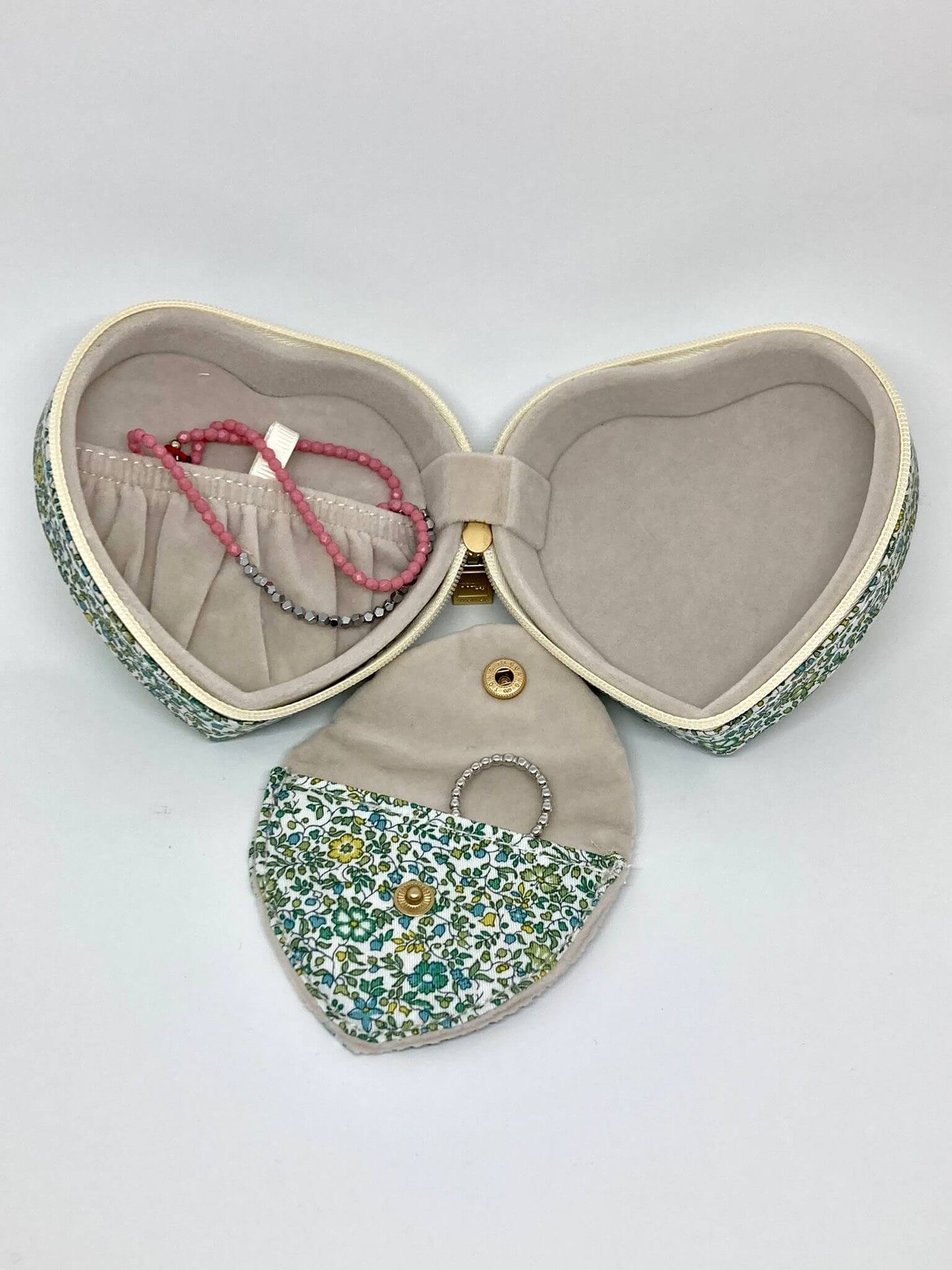 Boîte à bijoux cœur en Liberty®