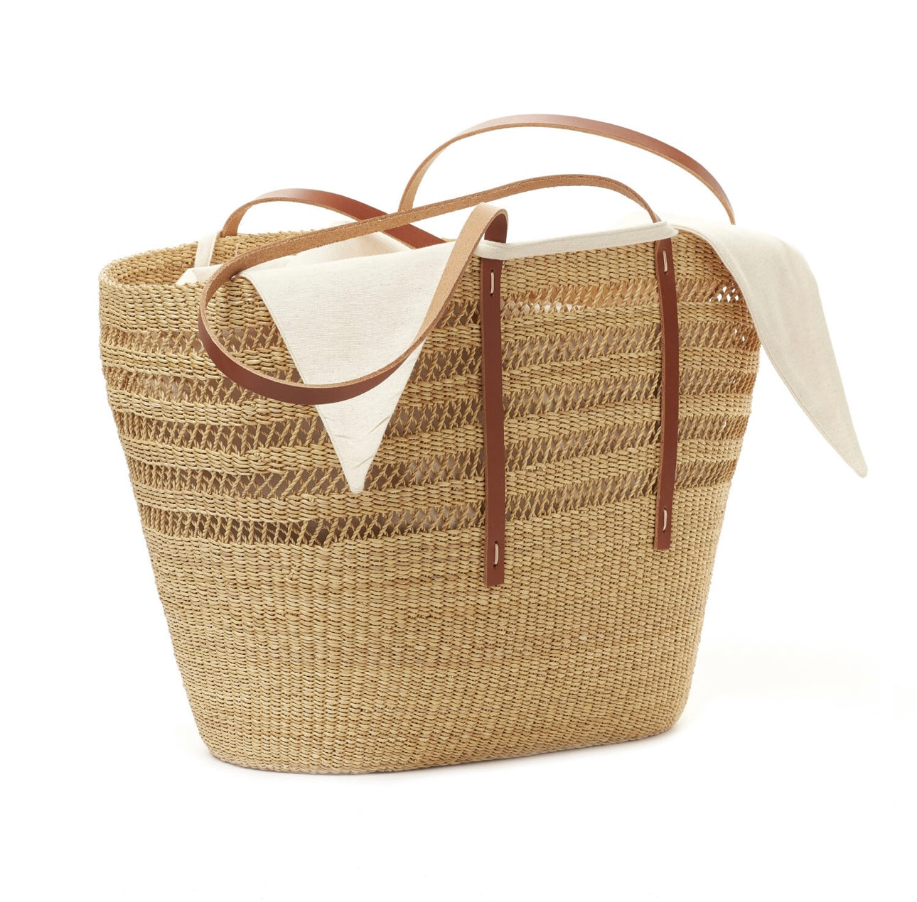 Panier artisanal en herbe à éléphant - Muun