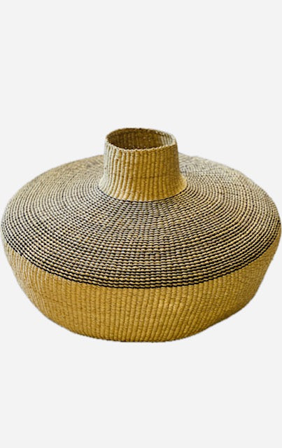 Art Basket noir & naturel - Ghana