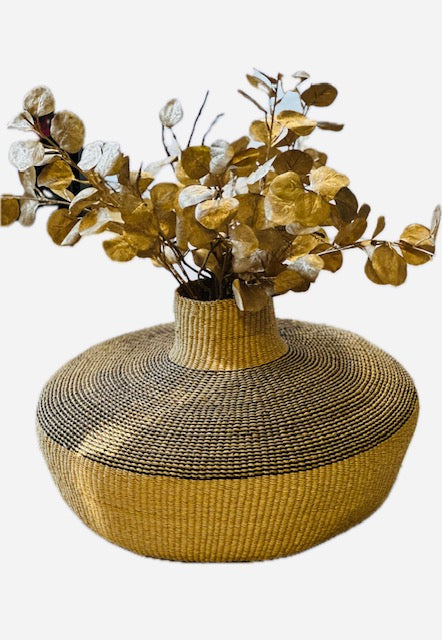 Art Basket noir & naturel - Ghana