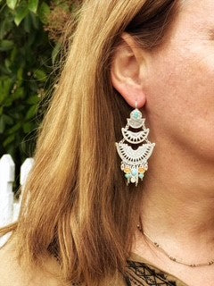 Boucles d'oreilles Delgado Argenté - Hipanema