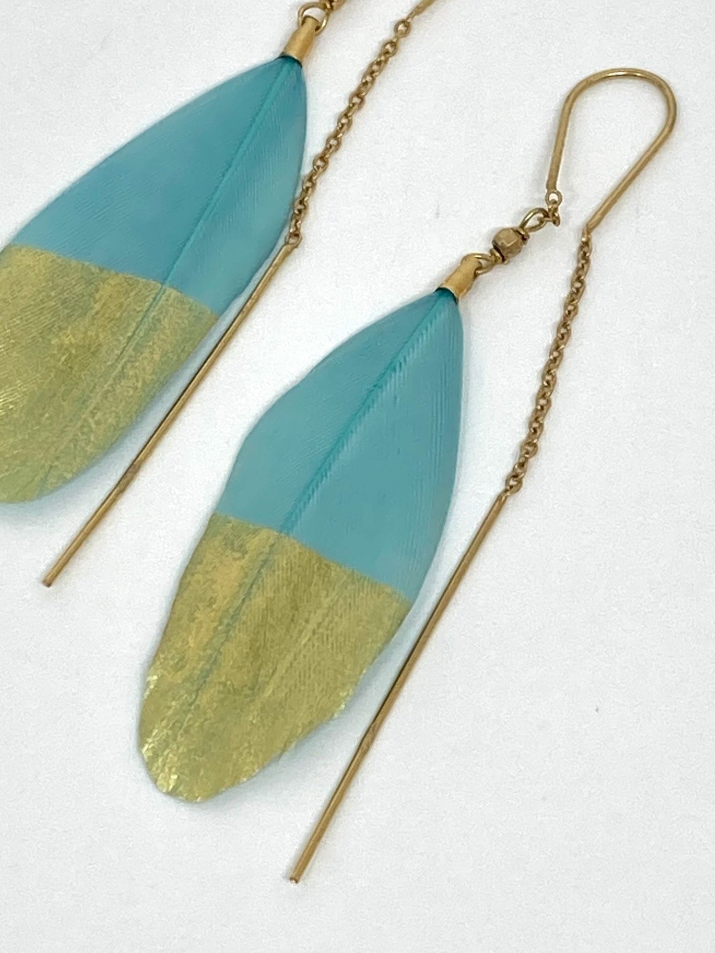 Boucles d’oreilles Cheyenne bleues - Stalactite Paris