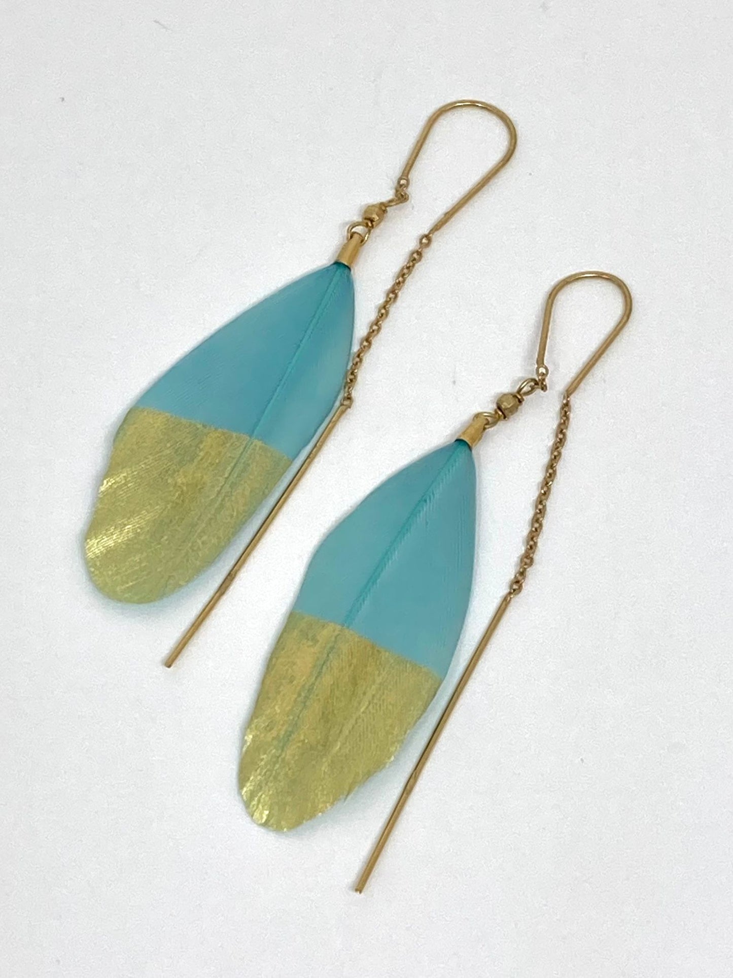 Boucles d’oreilles Cheyenne bleues - Stalactite Paris