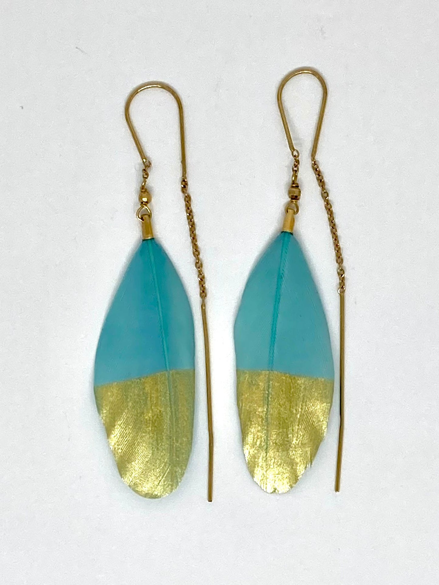 Boucles d’oreilles Cheyenne bleues - Stalactite Paris