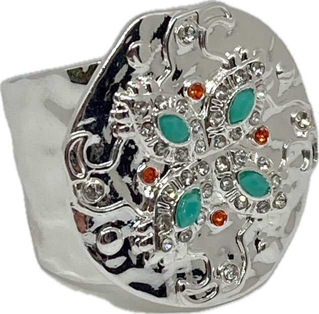 Bague Inca Argentée - Hipanema