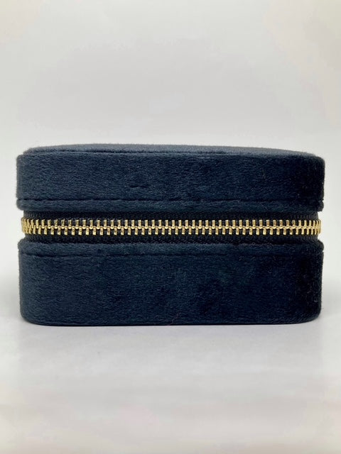Boîte à bijoux de voyage - Velours noir