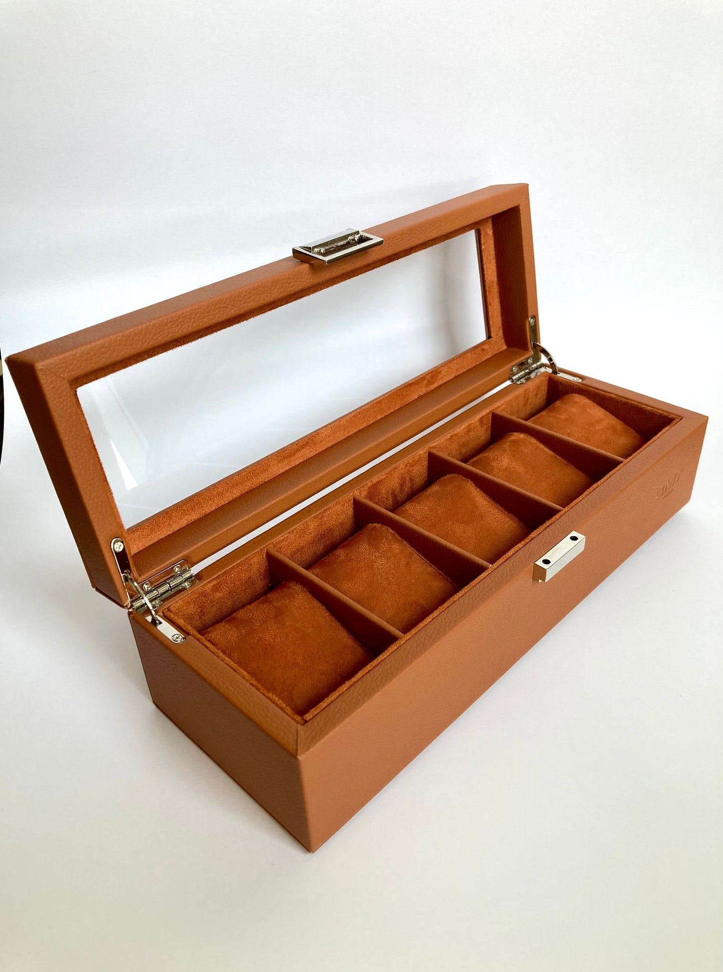 Boîte à montre camel chic