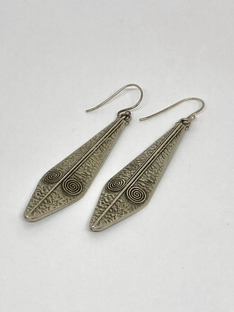 Boucles d’oreilles en argent massif - Masque Africain