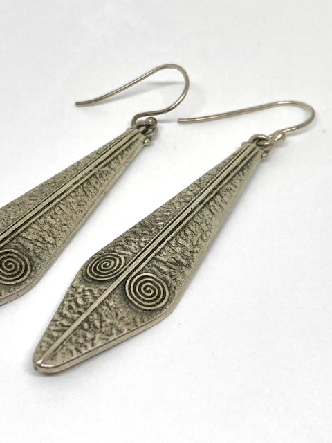 Boucles d’oreilles en argent massif - Masque Africain