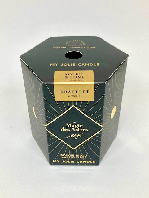 Bougie Freesa, Jasmin & Musc avec bijou réversible caché