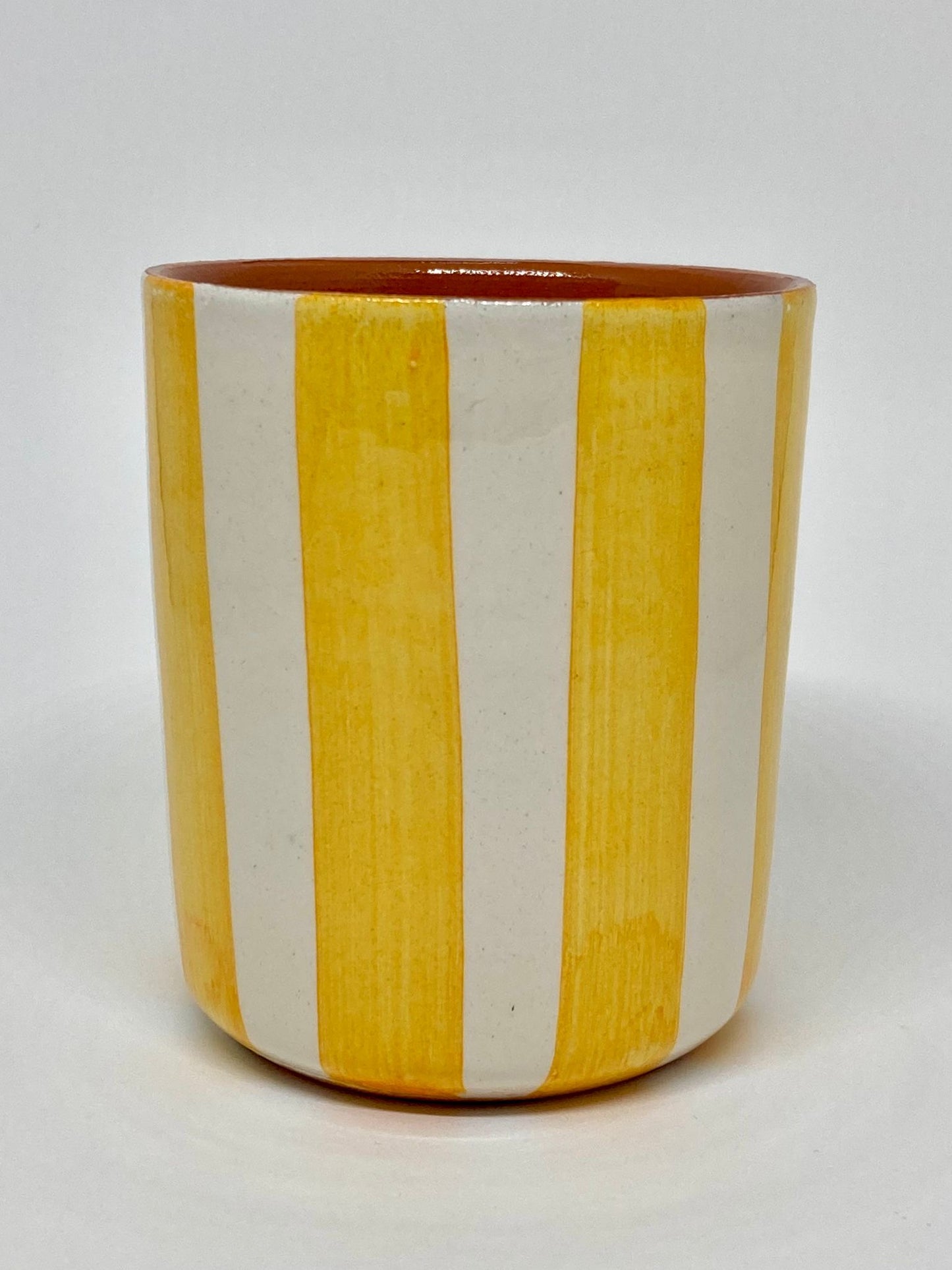 Bougie artisanale fleur d’oranger & épices - Tasse jaune