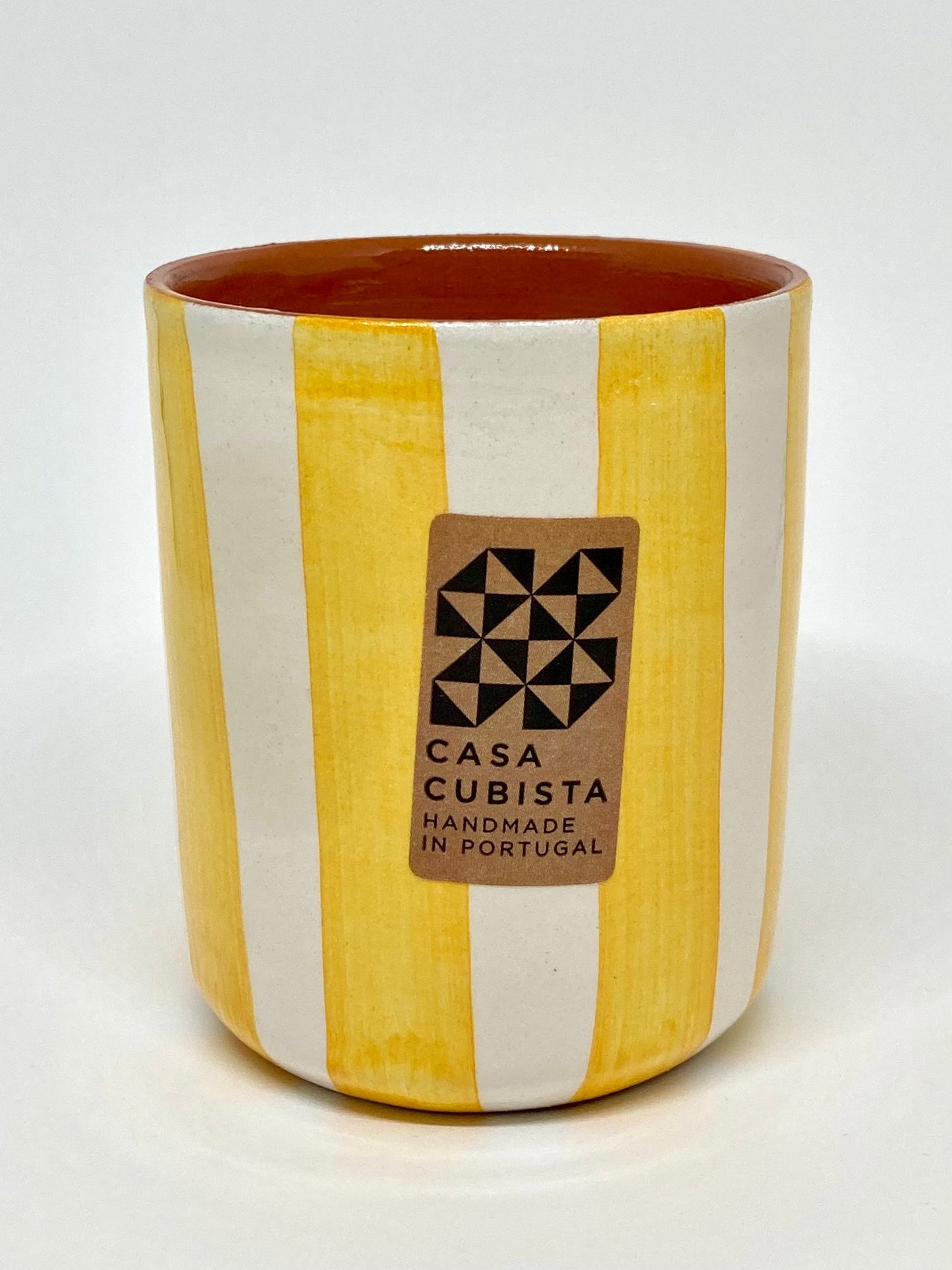 Bougie artisanale fleur d’oranger & épices - Tasse jaune