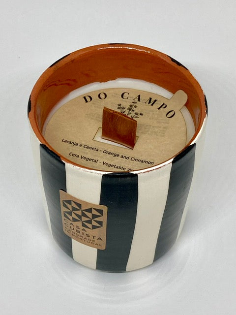 Bougie artisanale fleur d’oranger & épices - Tasse noire