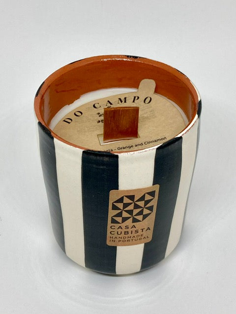 Bougie artisanale fleur d’oranger & épices - Tasse noire