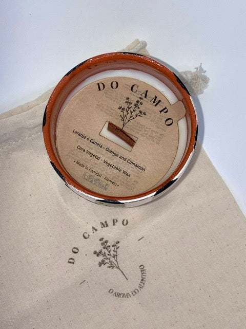 Bougie artisanale fleur d’oranger & épices - Tasse noire