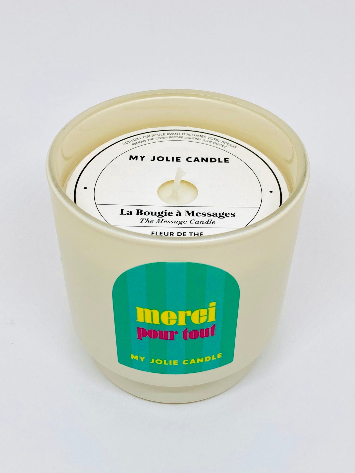 Bougie à message - Merci pour tout