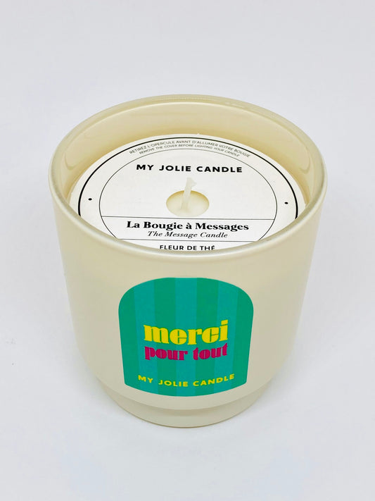 Bougie à message - Merci pour tout