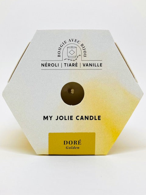 Bougie au Monoï avec bijoux