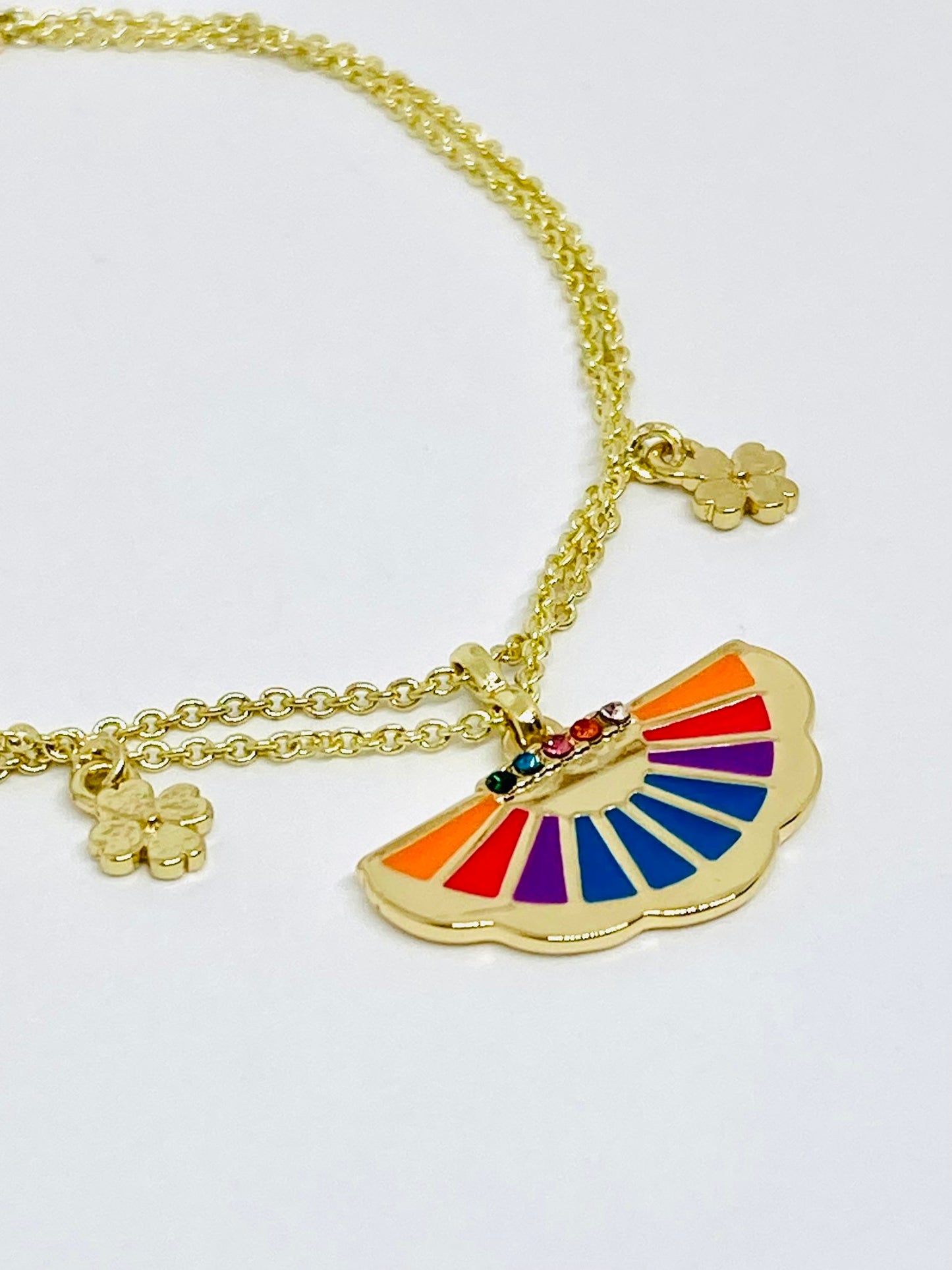 Barcelet multicolore doré à l’or fin - Hipanema