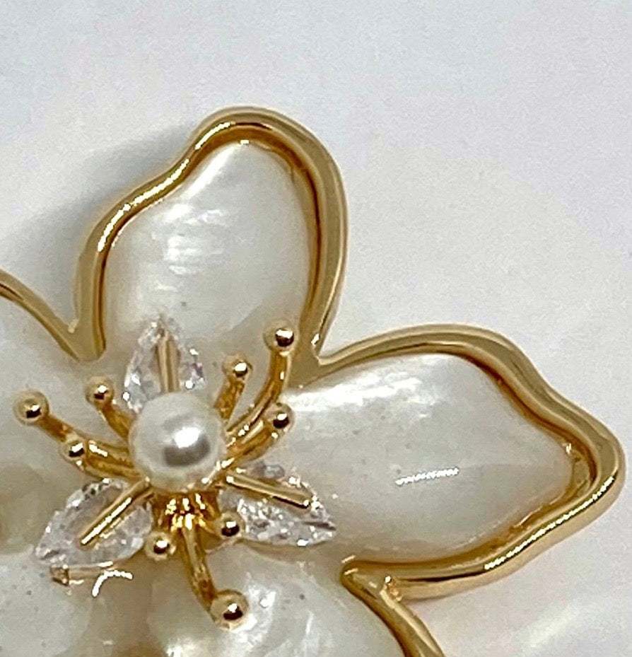 Broche fleur vintage