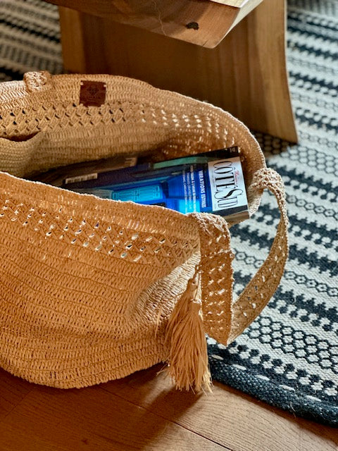 Cabas XXL en raphia Madagascar - Limaïa