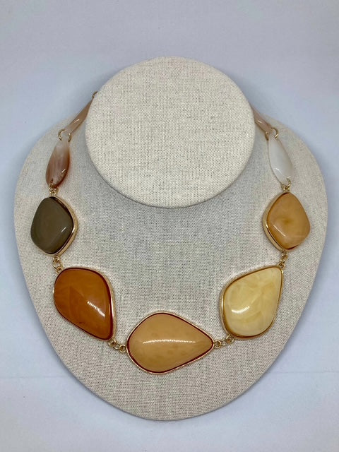 Collier ambré vintage