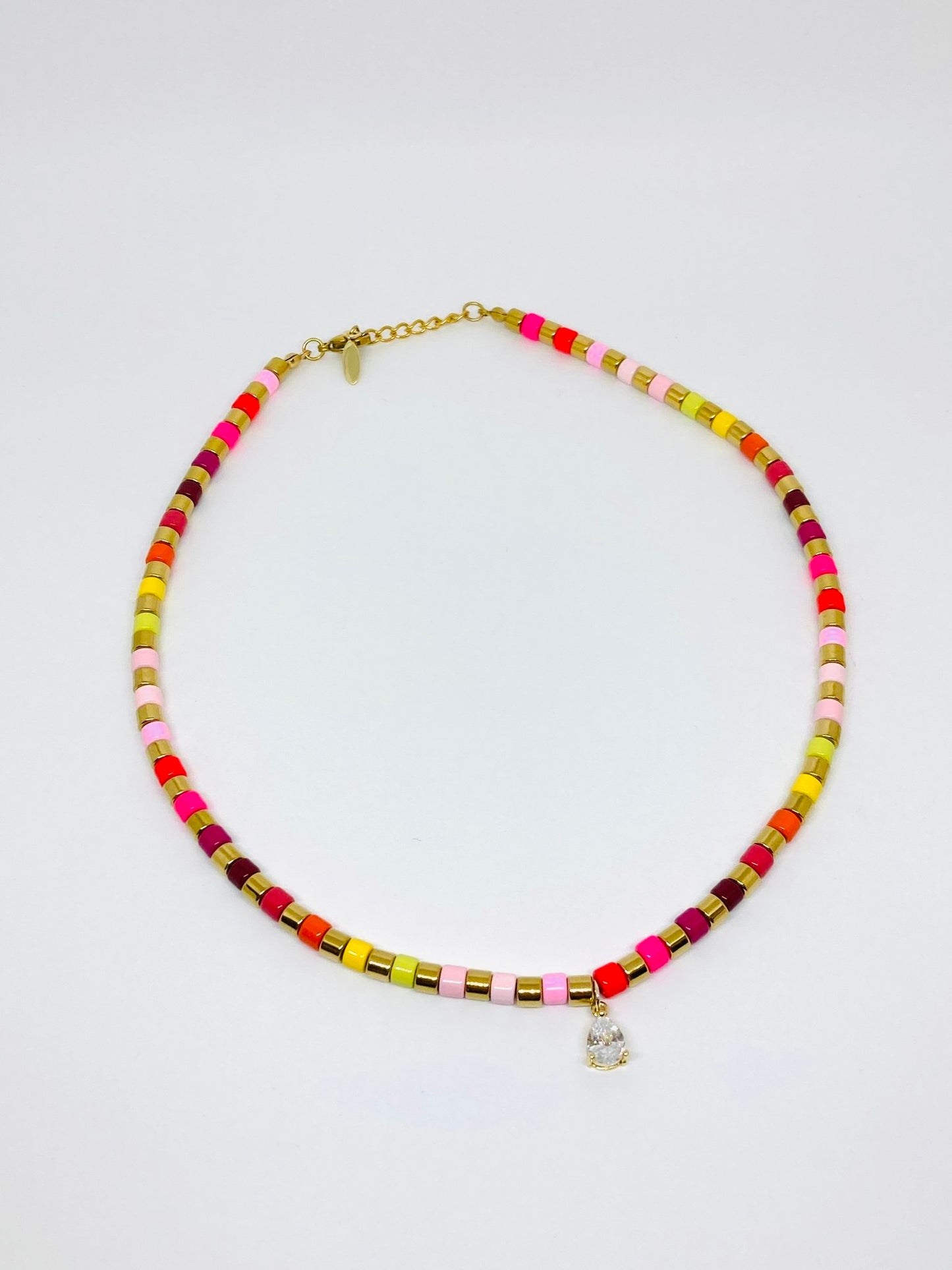 Collier jaune & doré à l’or fin - Hipanema