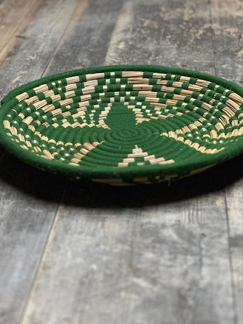 Corbeille berbère verte