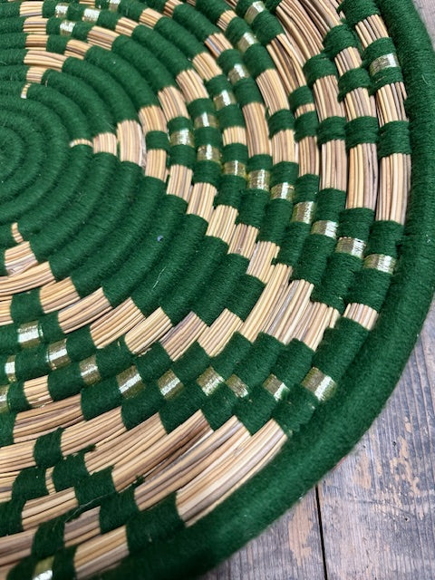 Corbeille berbère verte