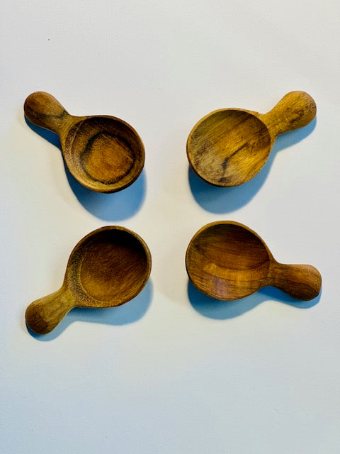 Mini cuillères en teck