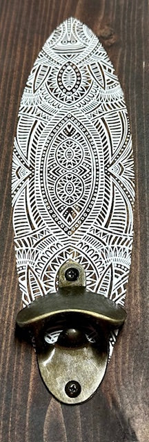 Décapsuleur mural brun Poisson - La petite Baigneuse