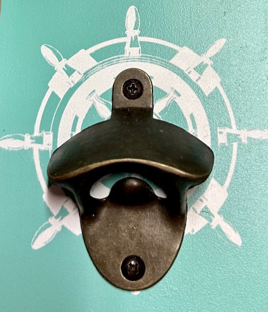 Décapsuleur mural bleu lagon Ma petite mousse de secours - La petite baigneuse