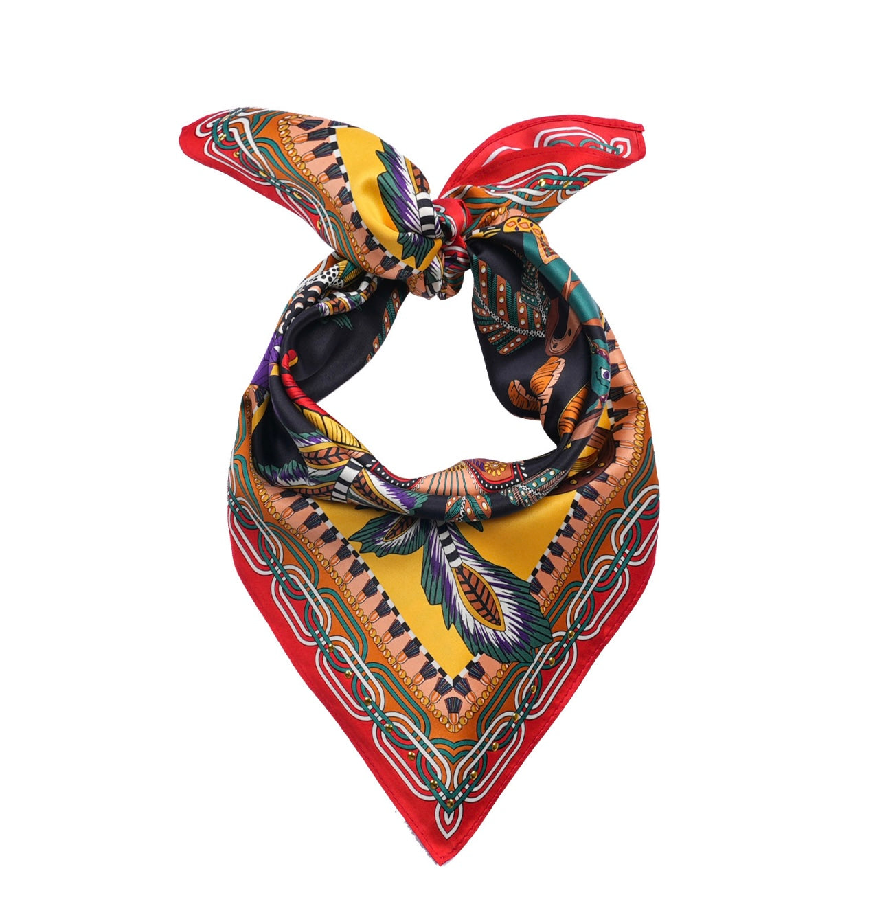 Mini foulard Pony noir - Wild